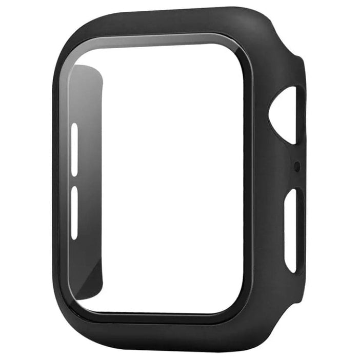 Black protective case for Apple Watch Series 2 38mm, designed to safeguard the watch with a sleek, durable cover.