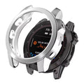 Silver protective case for Garmin epix Pro Gen 2 42mm watch, designed to safeguard the watch with a durable cover.
