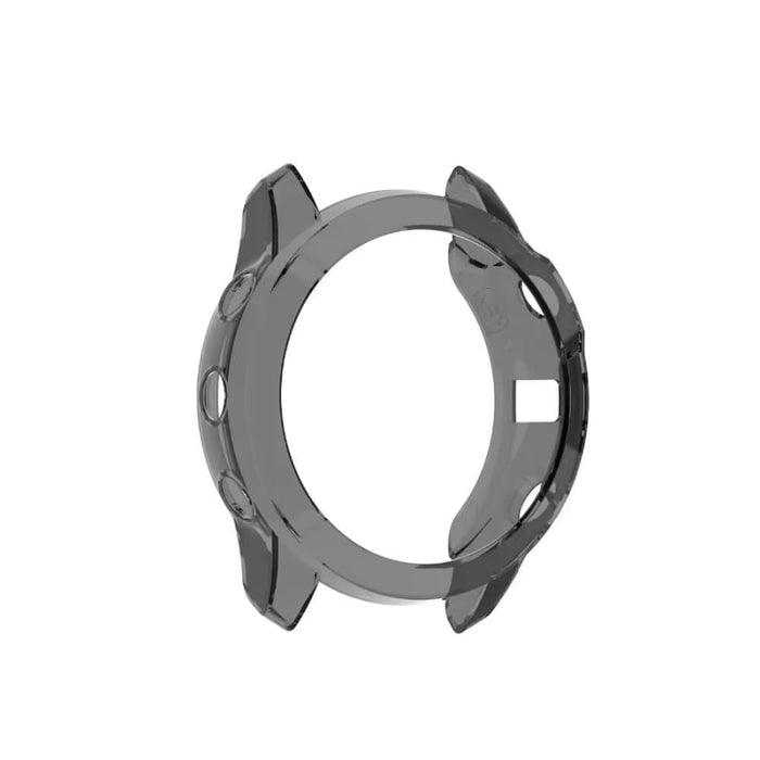 Black protective watch case for Garmin fenix 6 and 6 Pro series, designed to shield and secure the smartwatch.