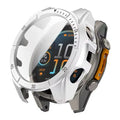 Silver protective case for Garmin fenix 8 51mm series watch, durable bezel cover from That Watch Shop.