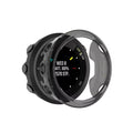 Black protective watch case for Garmin Forerunner 45S, designed to safeguard the watch from scratches and impacts.