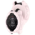 Pink protective case for Garmin Instinct E 40mm smartwatch, designed to shield the outdoor smartwatch from scratches and impacts.