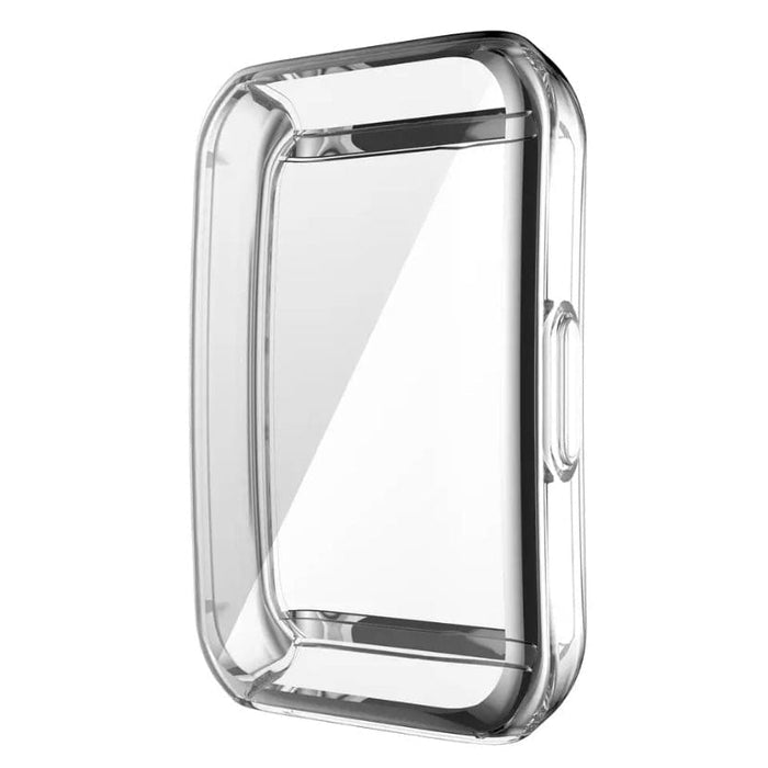 Clear protective case for Huawei Band 7, made by That Watch Shop, designed to safeguard the fitness tracker.