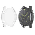 Clear protective case for Huawei GT3 42mm smartwatch, designed to shield the watch while showcasing its sleek design.