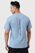 Light blue Pulse Running T-shirt by Fuaark Nz, casual athletic tee with breathable fabric and comfortable fit.