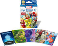 Blue box and five cards featuring Marvel heroes like Spider-Man and Ant-Man in detailed, colorful action scenes.