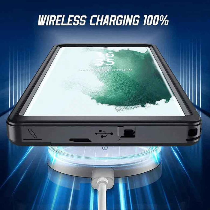Techplus Redpepper waterproof case for Samsung S26 Ultra, clear protective cover for water resistance and durability.