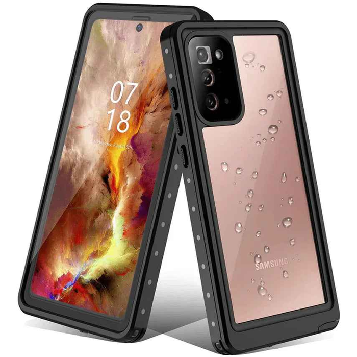 Techplus Redpepper waterproof shockproof case for Samsung Note 20 Ultra, showing rugged mobile phone protection with a red design.