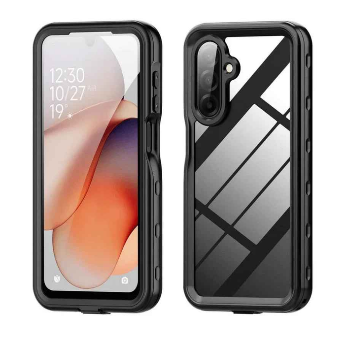 Techplus Samsung Galaxy A17 5G waterproof case in red pepper color with full body protection and durable design.