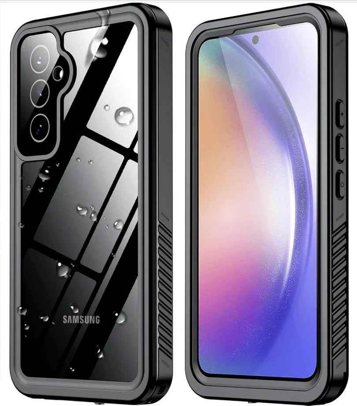 Techplus Samsung Galaxy A54 5G waterproof Redpepper full protection mobile phone case, vibrant red color with rugged design