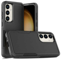 Techplus Samsung Galaxy S26 dual-layer armor hard case protecting the mobile phone with a rugged design.