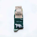 Barekind NZ Save the Snow Leopards bamboo socks for adults, featuring a nature-inspired leopard design and comfortable fabric.