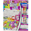 Reclosable purple pack with 5 scented markers, 5 crayons, and 2 puzzles featuring jungle and farm animals.