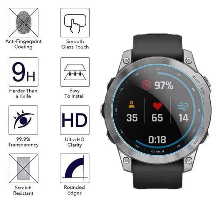 Garmin epix Pro (Gen 2) 47mm watch screen protector fitting a circular smartwatch display.