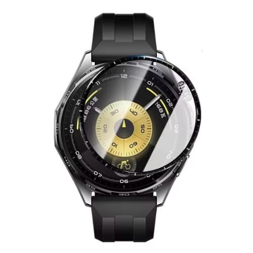 Huawei GT6 46mm watch screen protector from That Watch Shop, showing clear, protective film on smartwatch display.