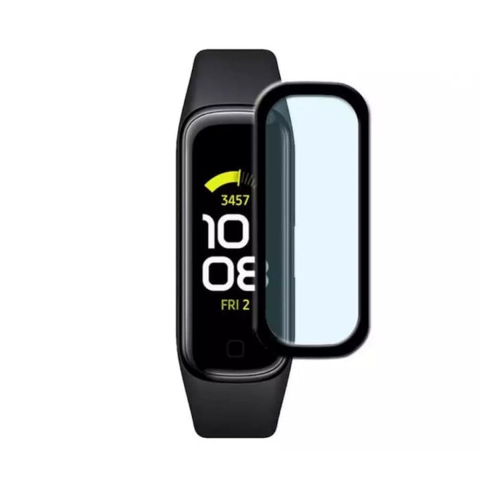 Samsung Galaxy Fit 2 watch screen protector from That Watch Shop, showing clear, protective film over the watch face.