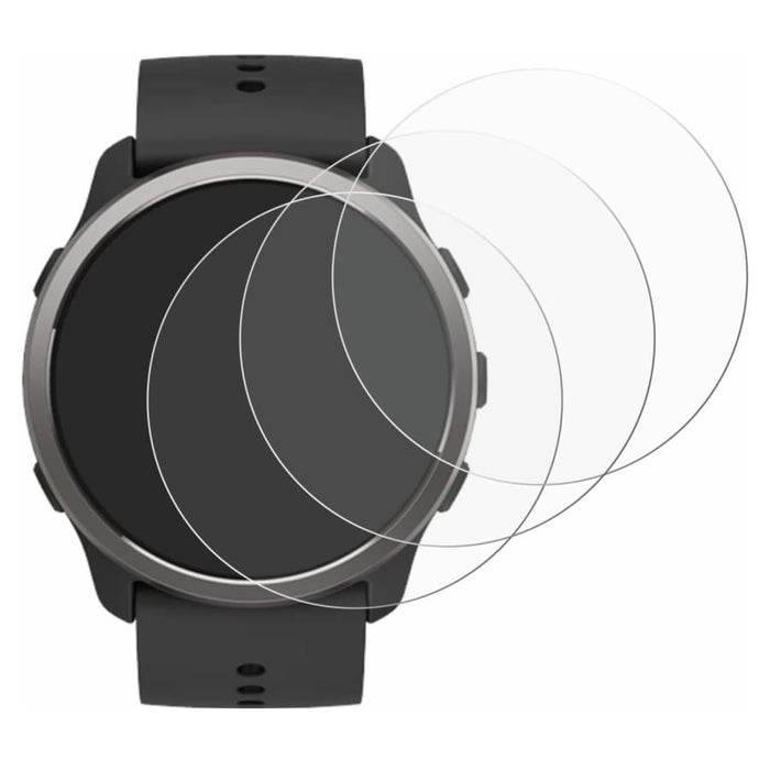 Clear screen protector for Suunto 5 Peak watch case, providing protection and a seamless fit for the smartwatch.