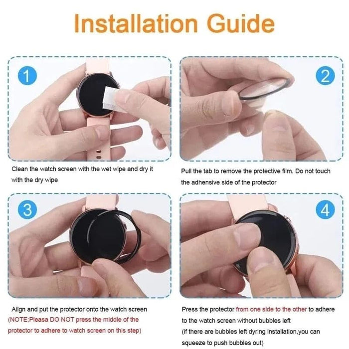 Two black Apple Watch Ultra screen protectors for 49mm model, designed to fit and protect the watch screen.