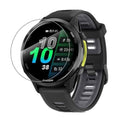 Set of two Garmin Forerunner 970 screen protectors by That Watch Shop, clear protective film for watch screens.