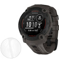 Two Garmin Instinct E 40mm screen protectors for rugged smartwatch, designed to shield the watch face from scratches and impacts.