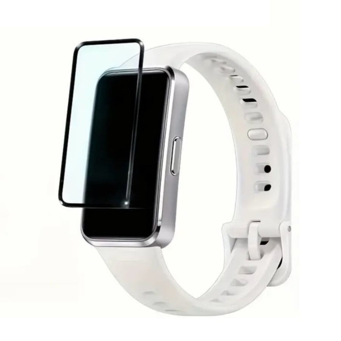 Pair of Huawei Band 10 screen protectors, watch screen protector covers, designed for durable, clear protection of the fitness tracker.