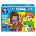 Blue Orchard Toys box showing a girl with a shopping trolley and boy with a list. No. 1 bestseller and age 3-7 labels.