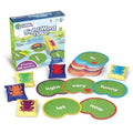 Sight Word Toss game box with green lily pad cards and colorful beanbags featuring frog illustrations.