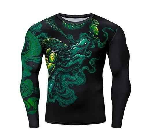 Stylish 3Sixty5 Signature Long Sleeve Graphic Tee featuring a bold printed design on a black cotton top.
