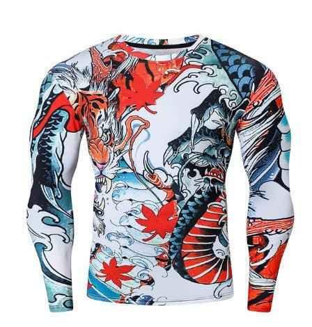 Stylish 3Sixty5 Signature Long Sleeve Graphic Tee, black top with bold graphic print, casual and comfortable for everyday wear.