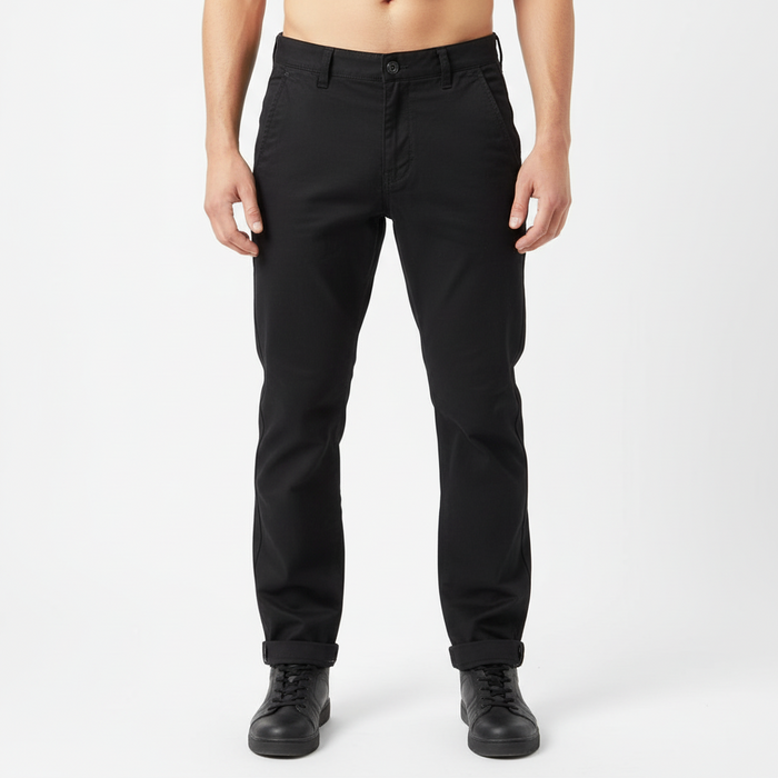 Outdoor solid color work pants in size 32-38 from dealonline.co.nz, featuring durable fabric and classic trouser design.