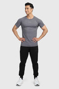 Fuaark NZ grey T-shirt for men, featuring a sleek design and comfortable fit, ideal for effortless everyday style.