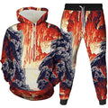 Stylish 3Sixty5 sleek jogger and sweater outfit set, featuring comfortable joggers and a matching sweater in a modern design.