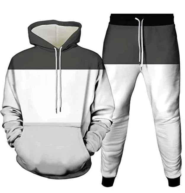 Stylish 3Sixty5 sleek jogger and sweater outfit set, featuring comfortable joggers and matching sweater in a modern design.