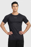 Black Fuaark NZ T-shirt with a sleek design, featuring a comfortable fit and soft fabric, displayed on a plain background.