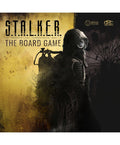 Board game cover featuring a gas-masked figure silhouette against yellow haze and a dark Ferris wheel.