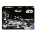 Black Star Wars GraviTrax Death Star box showing a gray and white marble run with X-wing and TIE fighter miniatures.