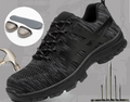 Dealonlinenz steel toe work shoes with lightweight, anti-piercing design, suitable for hiking and work safety.