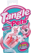 Pink twistable ring toy with a bunny head, in a bright pink and teal blister pack with a cartoon bunny.