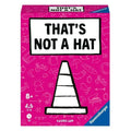 Bright pink game box featuring a white traffic cone and small line drawings of objects like a bicycle and umbrella.