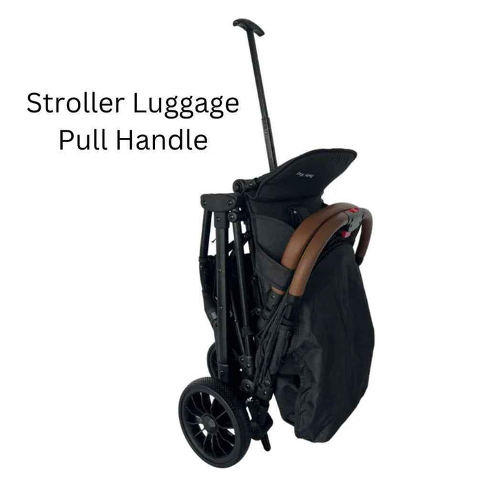 Baby Way NZ The Glide compact travel stroller and capsule car seat combo with pull handle, suitable for easy family outings.