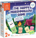 Colorful matching game box for ages 2+ with cartoon marshmallows camping in a starry forest with a pink tent and campfire.