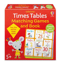 Red game box featuring a cartoon mouse, multiplication boards, and colorful numbered cards for ages 5 and up.