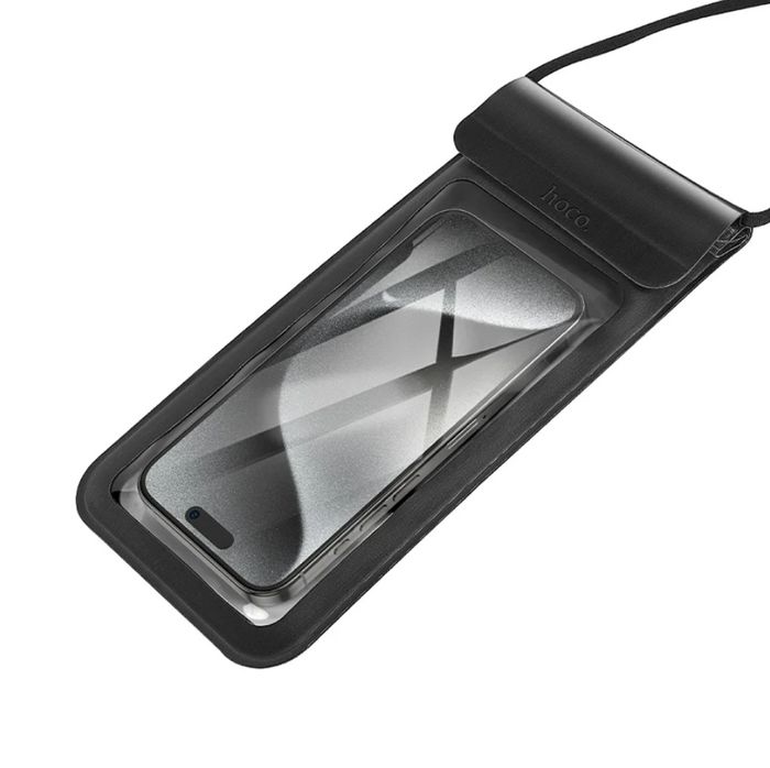 Techplus triple sealed waterproof phone bag with IP68 dry pouch, showing clear, durable waterproof case for smartphones.