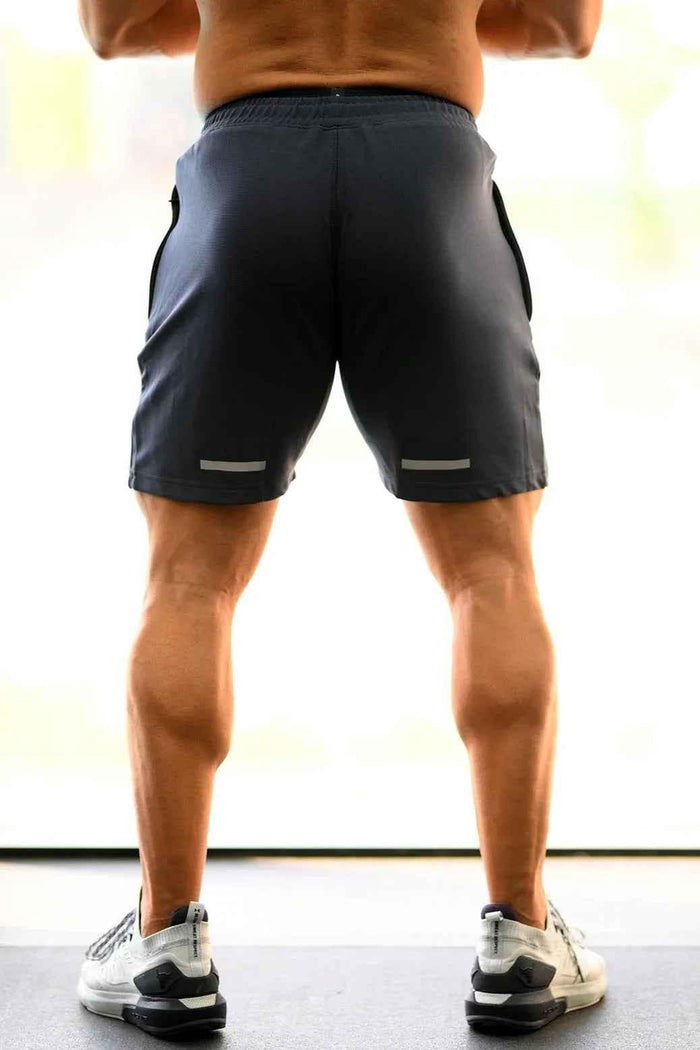 Fuaark Nz Ultra Grey Shorts for men, featuring a comfortable fit and stylish design, suitable for casual wear.