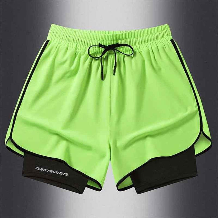 White Urban-Edge Training Shorts by Stylish 3Sixty5, casual athletic shorts with a sleek design for active wear.
