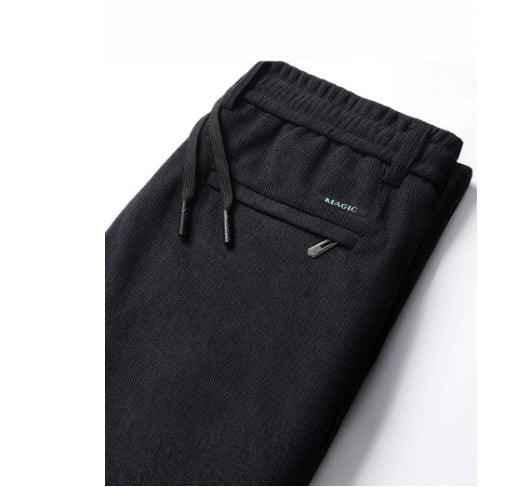 Black Stylish 3Sixty5 Vintedge men's pants with a tailored fit, featuring a sleek design and comfortable fabric.