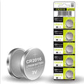 Pack of five Koonenda CR2016 watch batteries from That Watch Shop, ideal for powering various wristwatches.