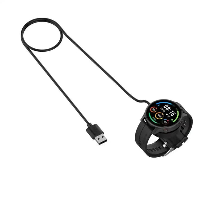 Black Xiaomi Mi S1 Active watch charger from That Watch Shop, designed for easy charging of smart watches.