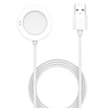 White Xiaomi watch charger for S3, S2, S4, and Mi Watch 2 Pro with magnetic USB cable, compatible with That Watch Shop chargers.