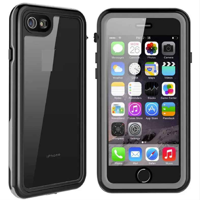 Techplus waterproof and shockproof case for iPhone SE (2nd generation), protective mobile phone case with durability.